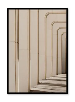 Arched Corridor, Poster