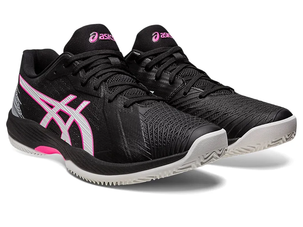 Asics Tennisschoen Solution Swift FF Clay Heren Zwart Roze