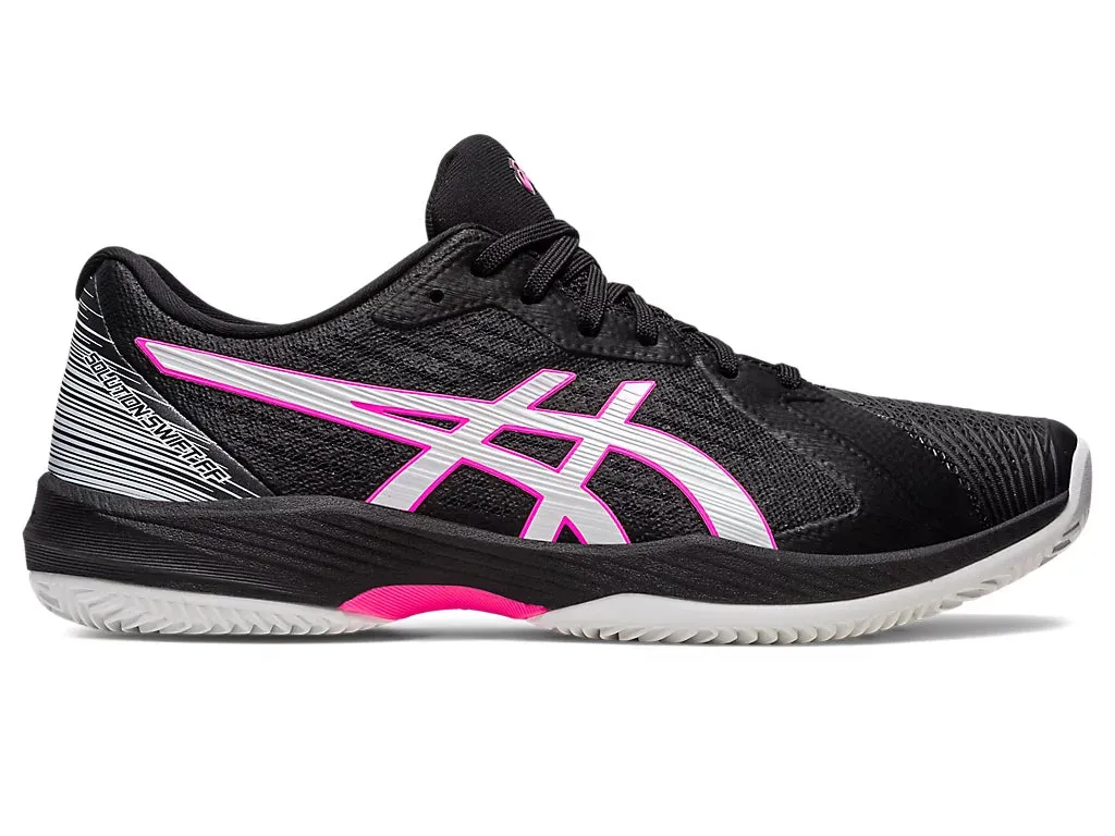 Asics Tennisschoen Solution Swift FF Clay Heren Zwart Roze