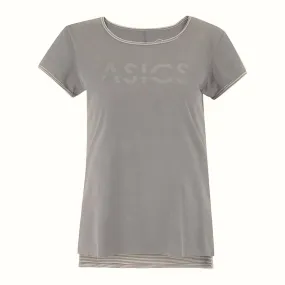 Asics Training Femenino Training_Stripe_Ss_Tee Black