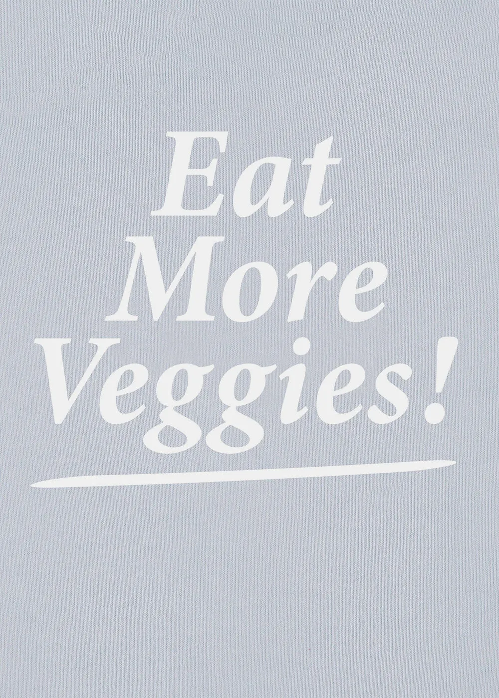 Baby Blue Eat More Veggies Hoodie