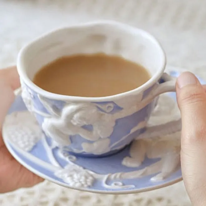 Baroque Style Ceramic Tea Set