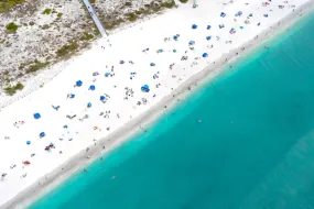 Beachgoers, Sanibel Island, Florida