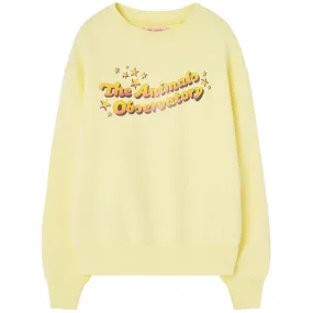 Bear Kids Sweatshirt in Soft Yellow by The Animals Observatory