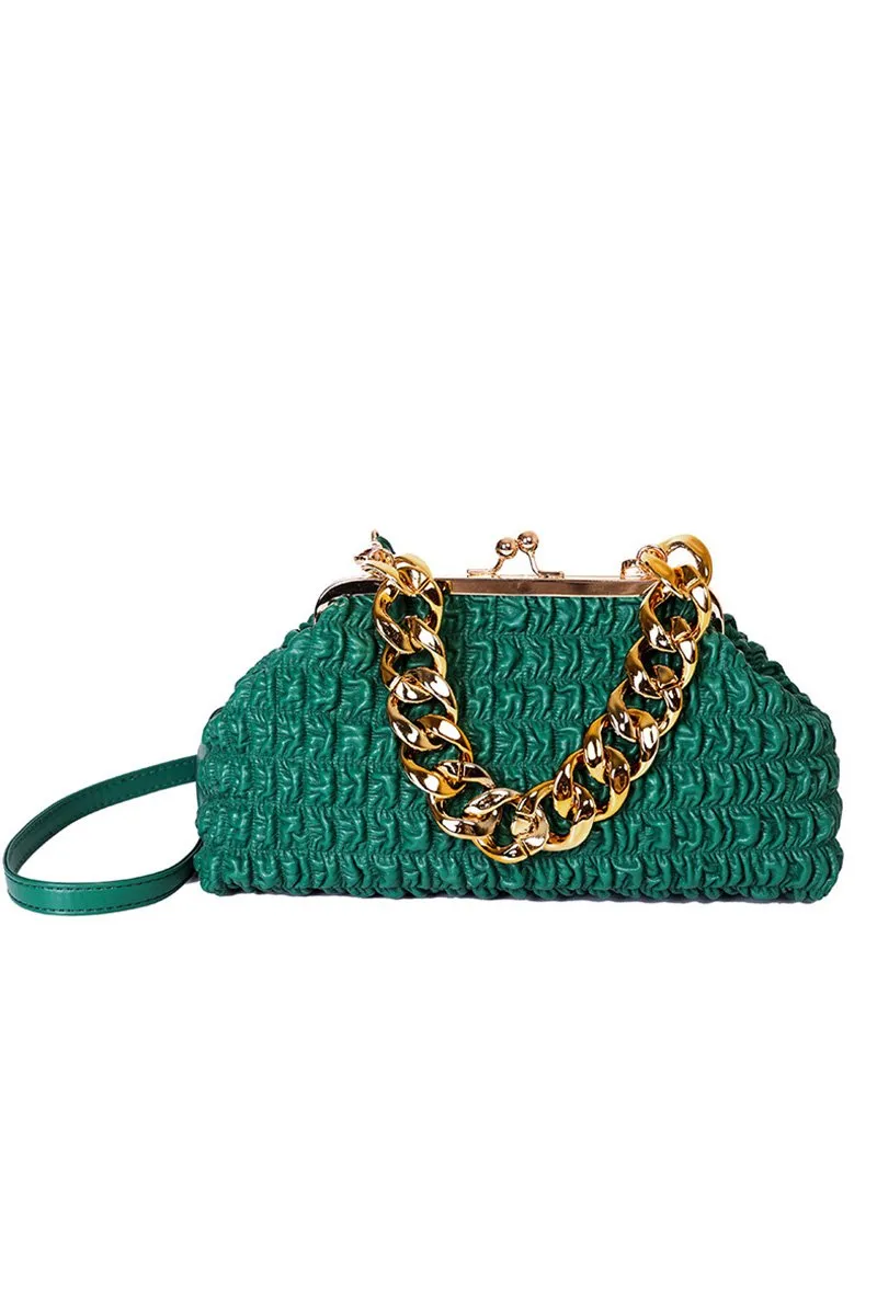 BIG CHAIN STRAP PURSE BAG