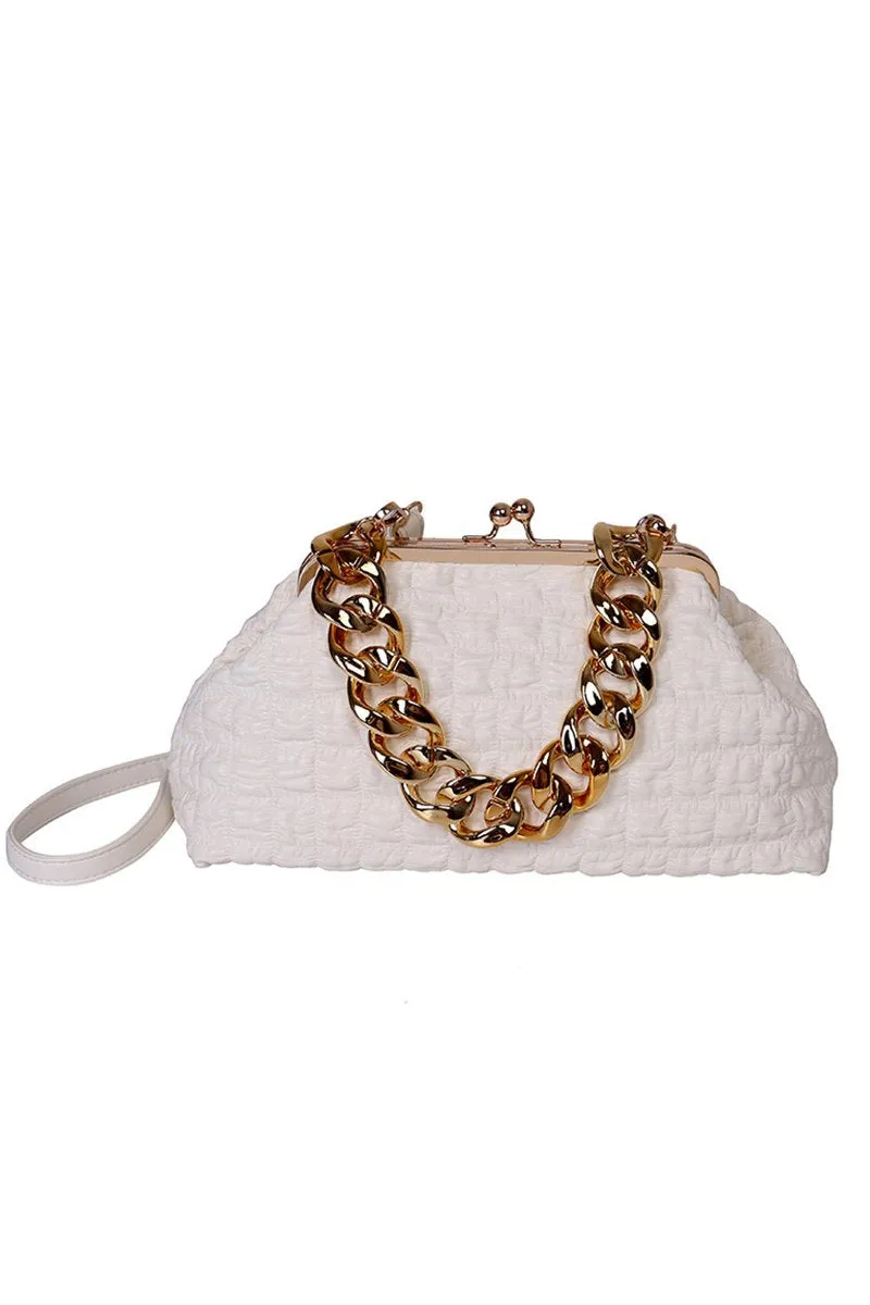 BIG CHAIN STRAP PURSE BAG