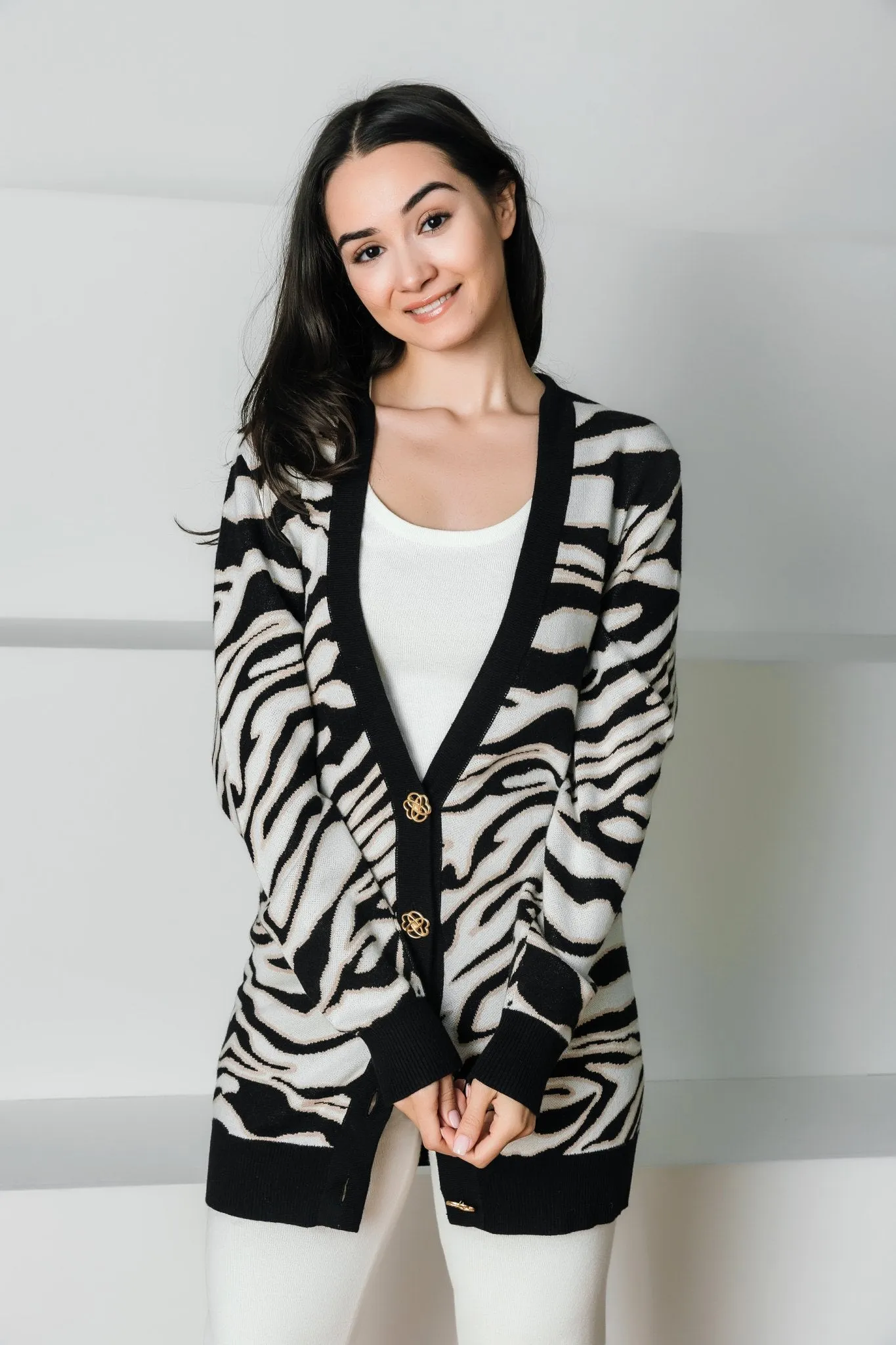 Black Zebra Kristyn Cardigan