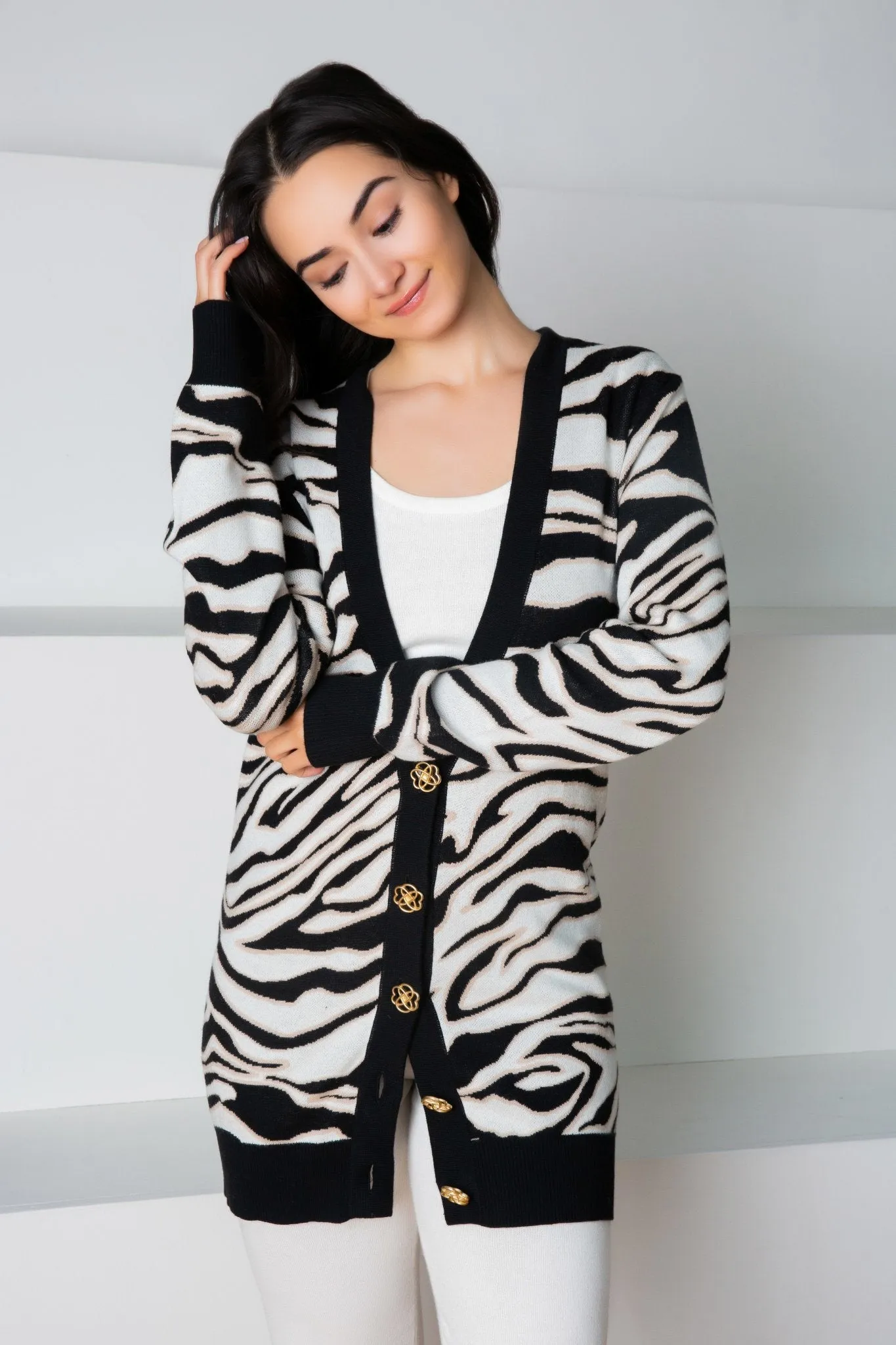 Black Zebra Kristyn Cardigan