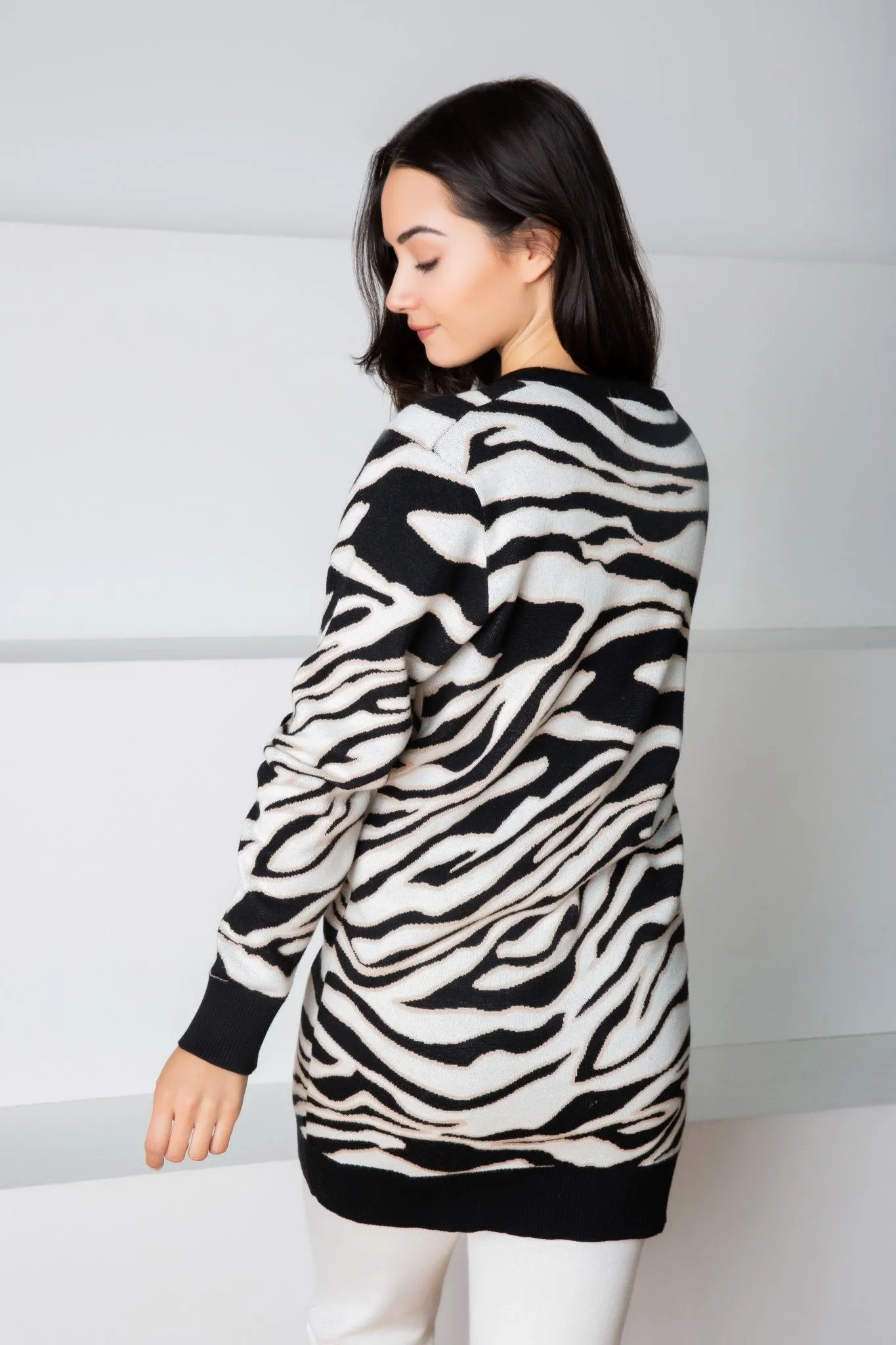 Black Zebra Kristyn Cardigan