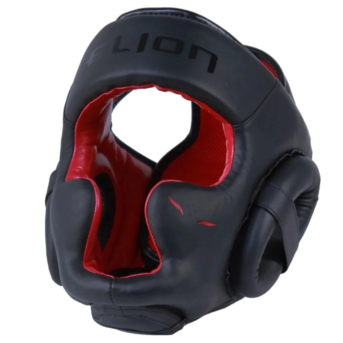 Black/Red Elion Uncage Full Face Head Guard