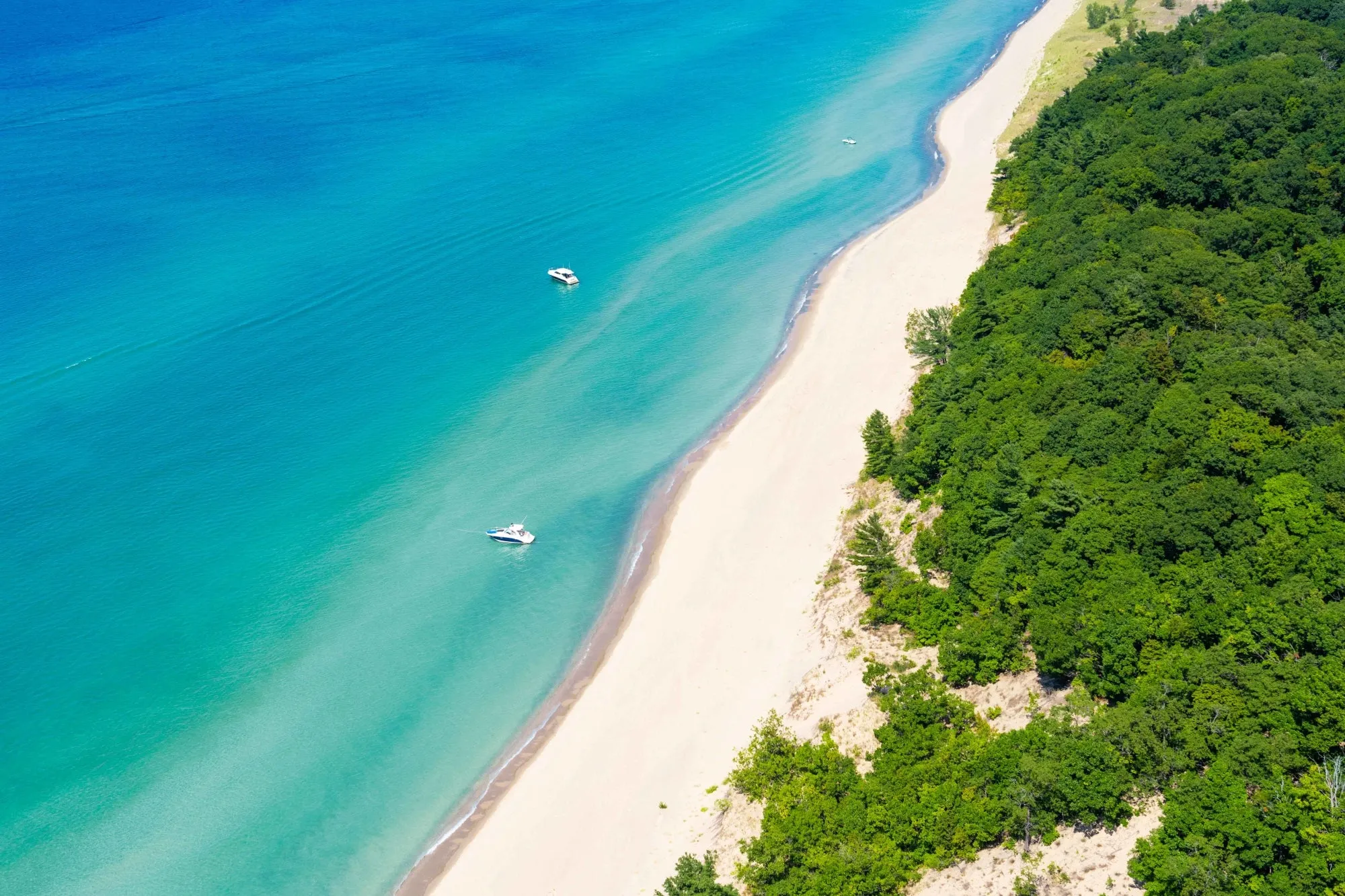 Boat Day at the Sand Dunes, Michigan