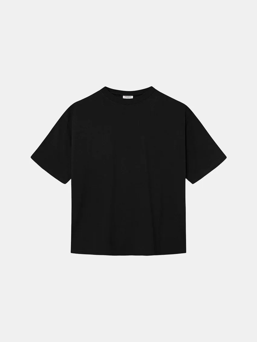 Box Fit Heavy Tee Black