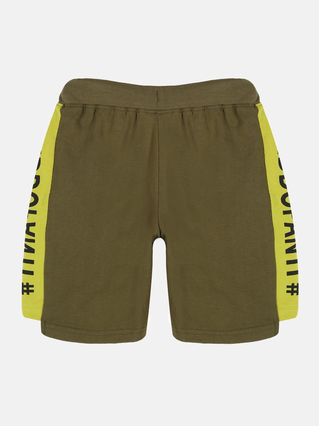 Boys Cut & Sew Knee Length Shorts