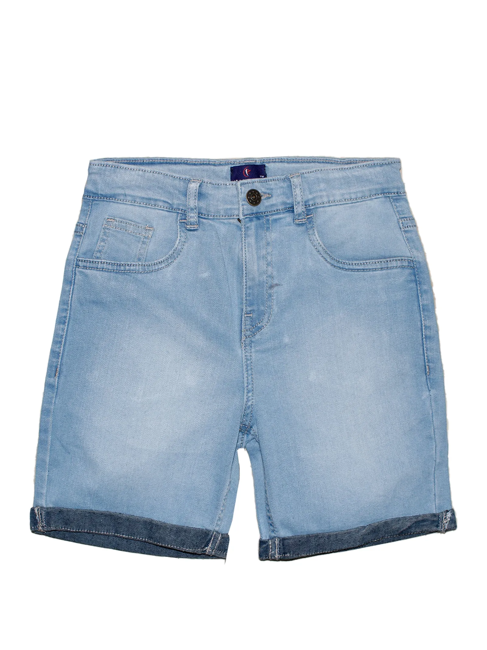 Boys Fashion Denim Rollup Shorts