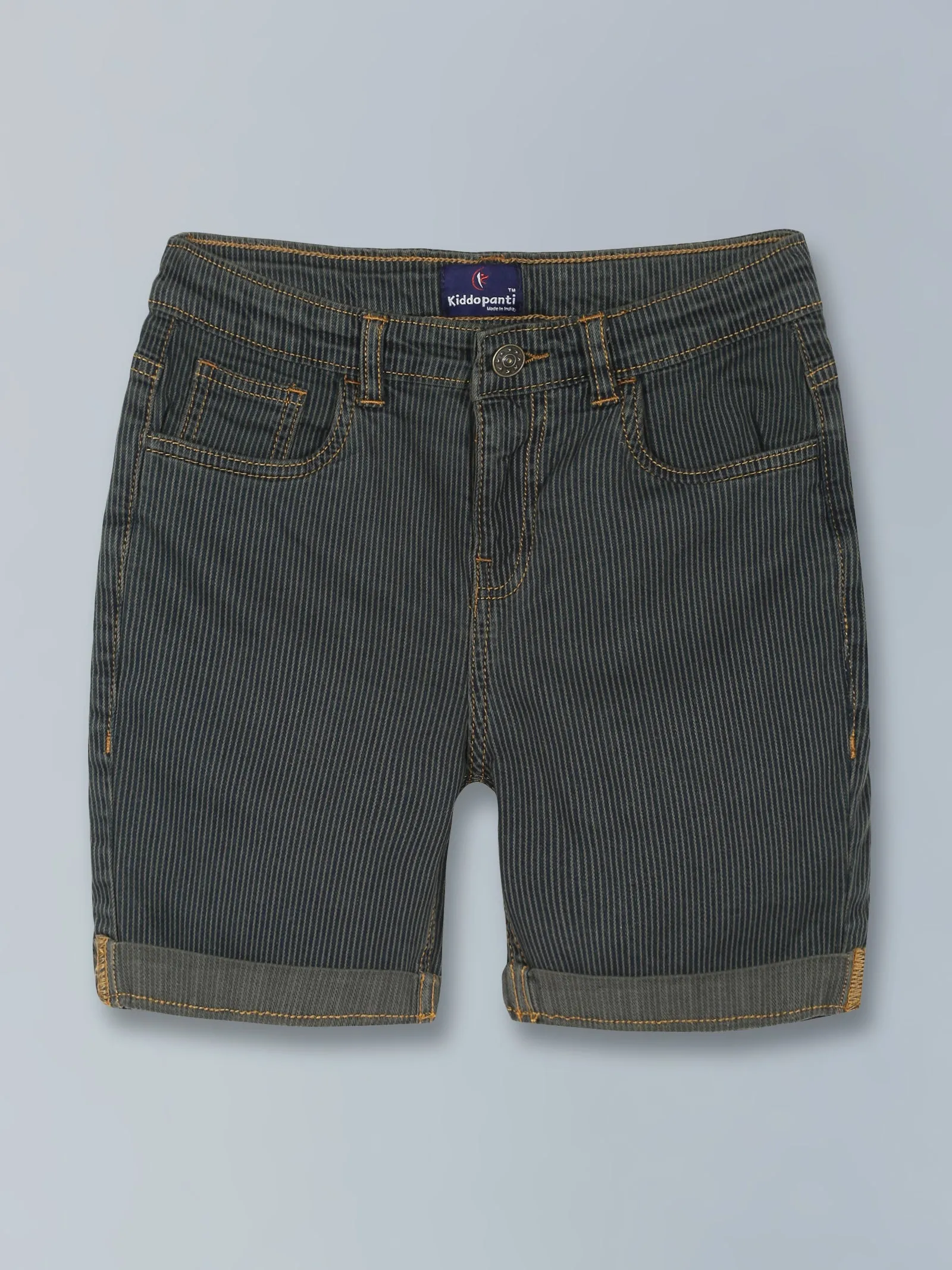 Boys Fashion Denim Rollup Shorts