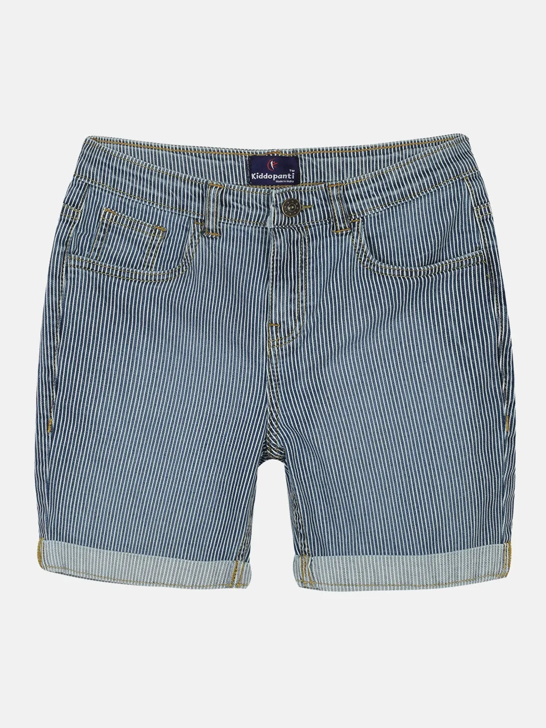 Boys Fashion Denim Rollup Shorts