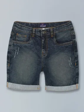 Boys Fashion Denim Rollup Shorts