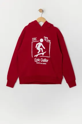 Boys Skater Graphic Fleece Hoodie