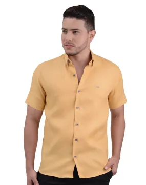 Camisa en lino-Gianni