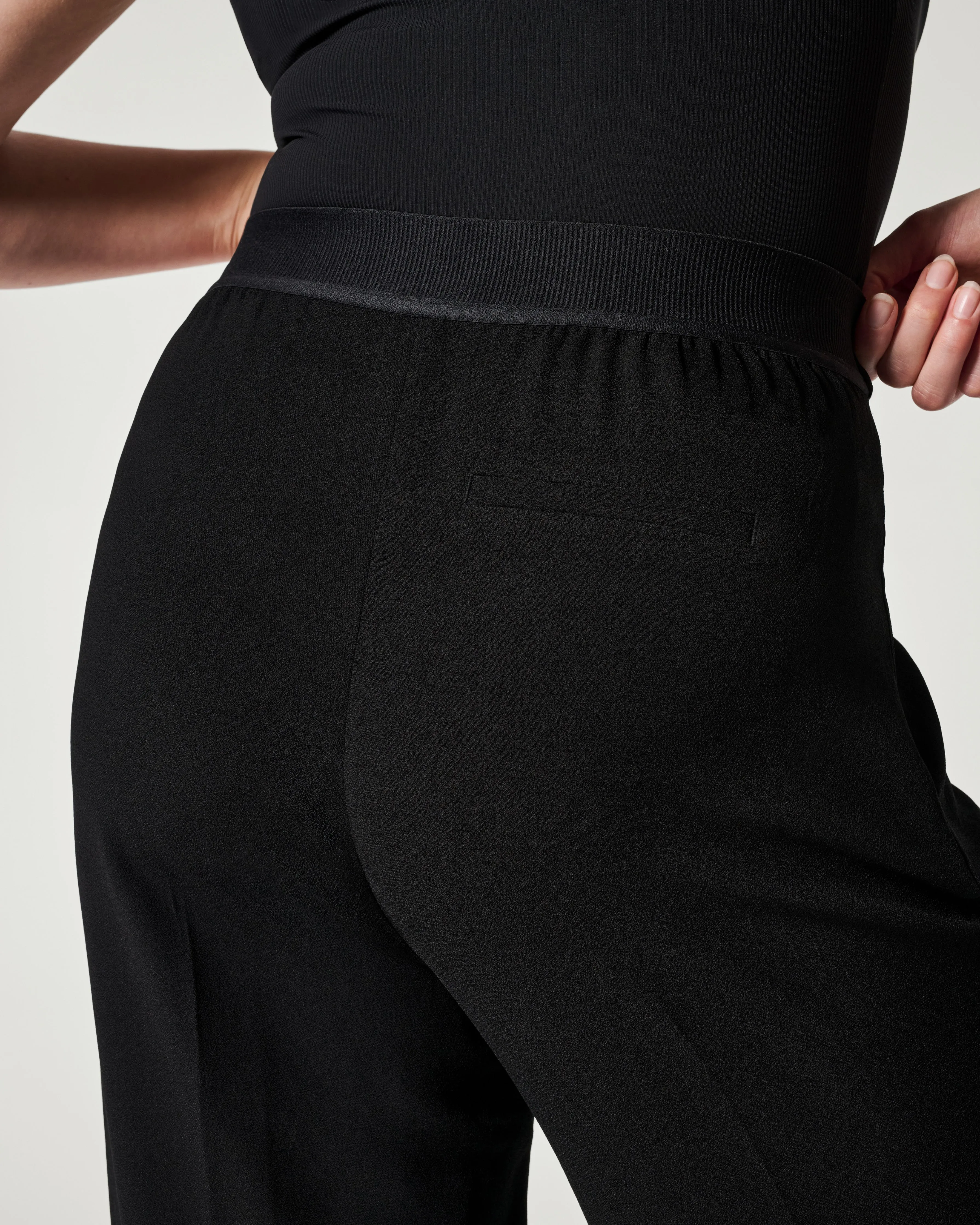 Carefree Crepe Pleated Trouser