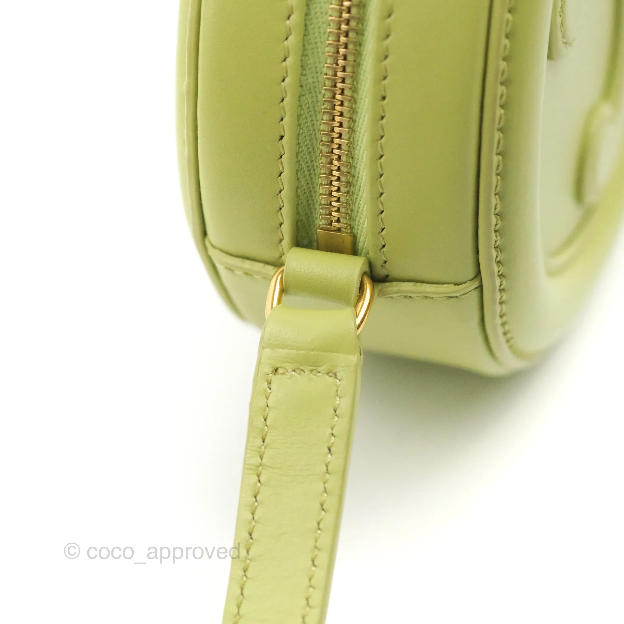 Celine Oval Bag Cuir Triomphe Green Calfskin