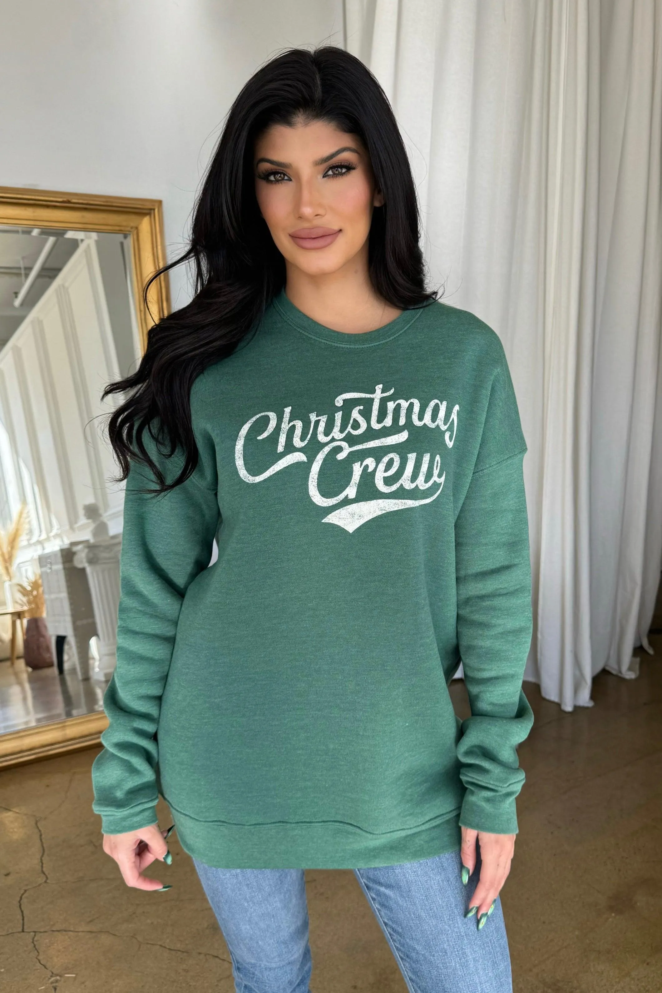 CHRISTMAS CREW PULLOVER