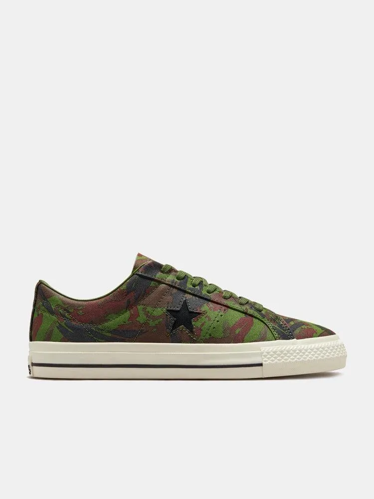 Converse One Star Pro Low - Cypress Green / Black / Egret