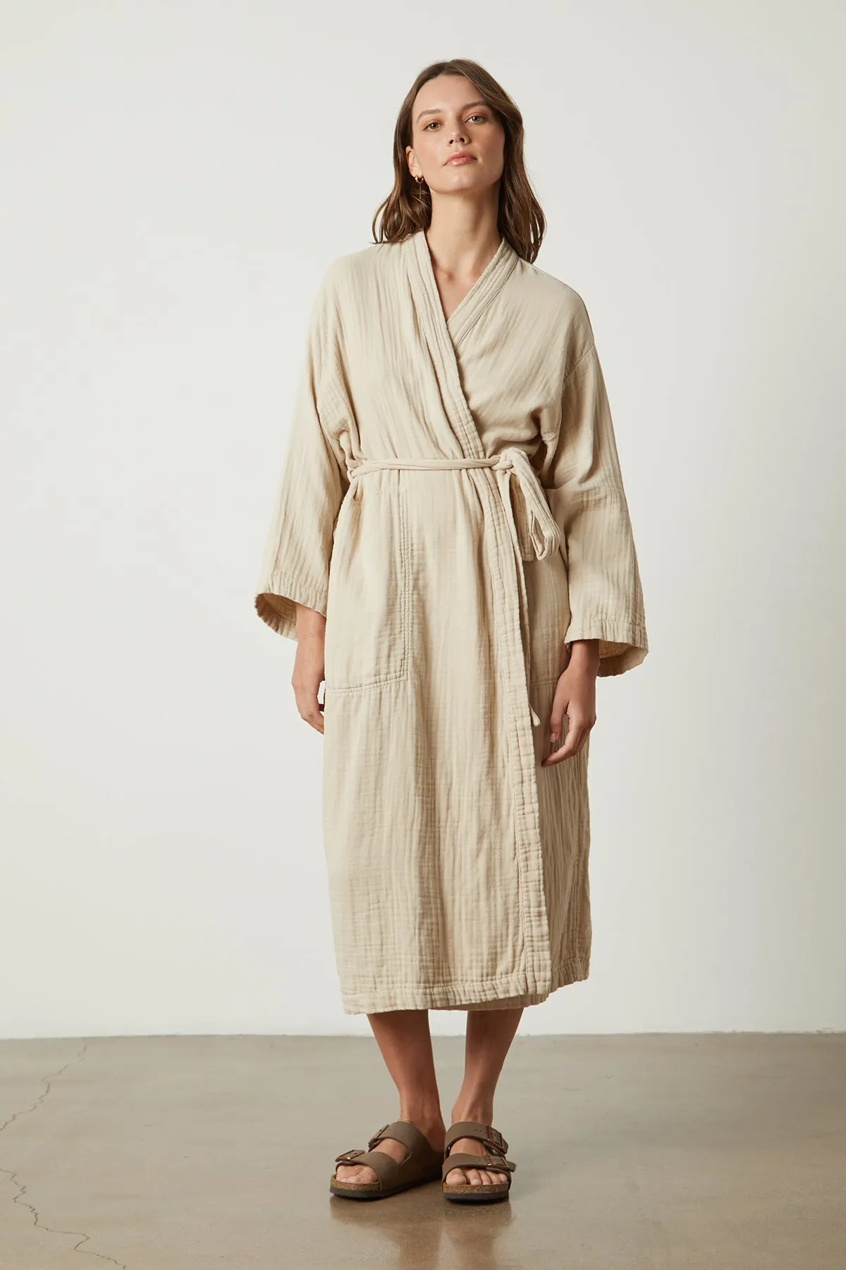 COTTON GAUZE ROBE