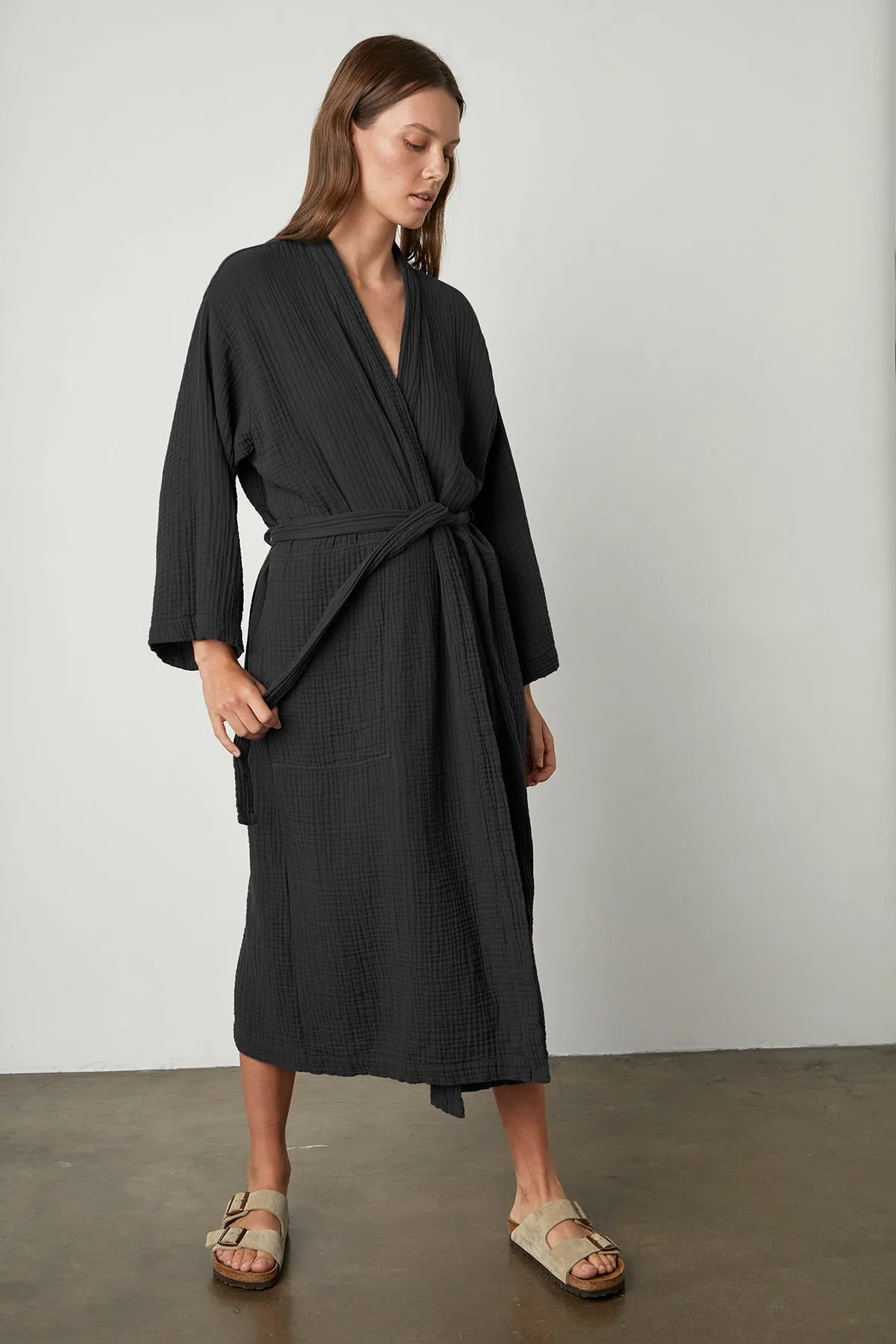 COTTON GAUZE ROBE