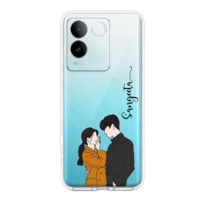 Couple Customize Transparent Silicon Case For iQOO