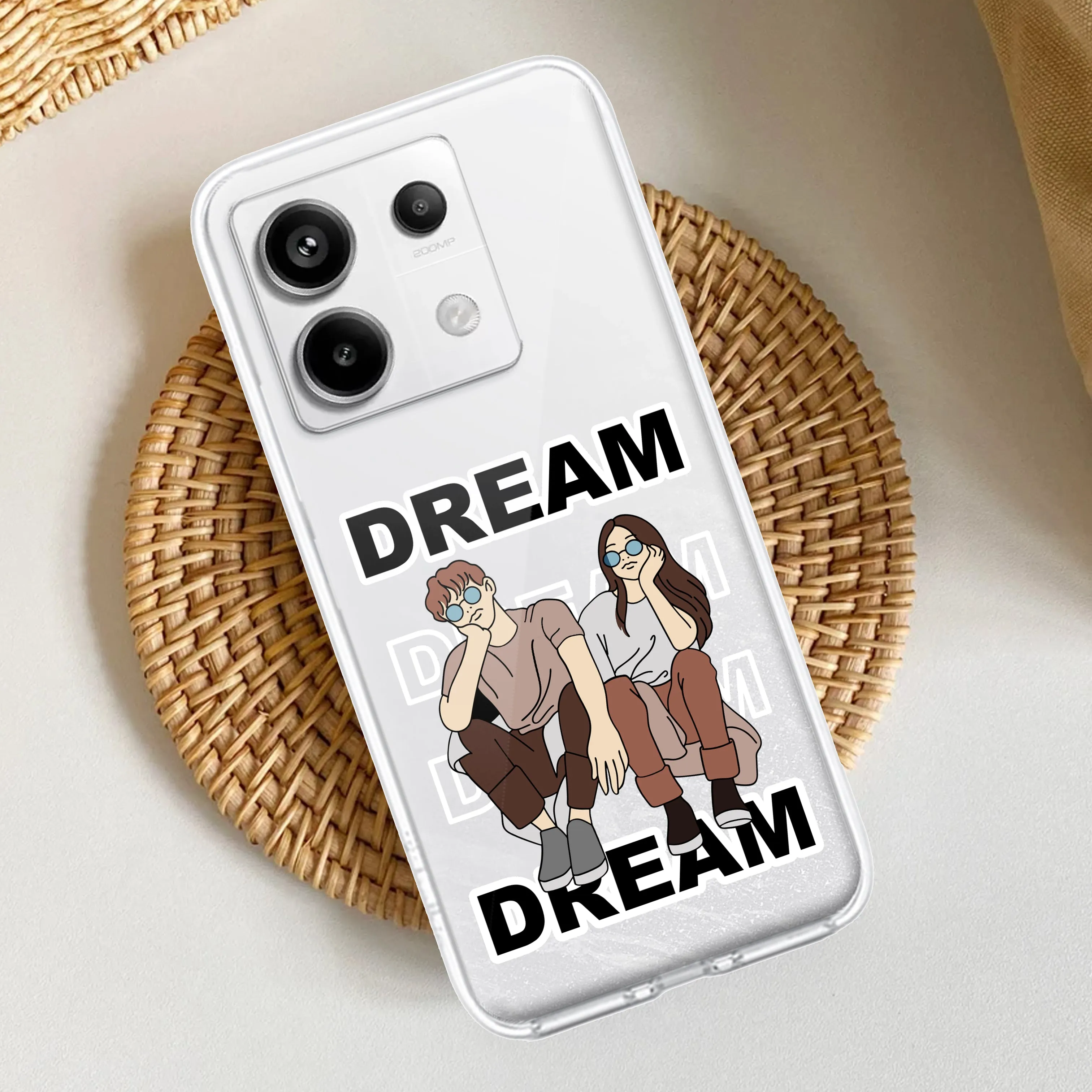 Couple Dream Transparent Silicon Case For Redmi/Xiaomi