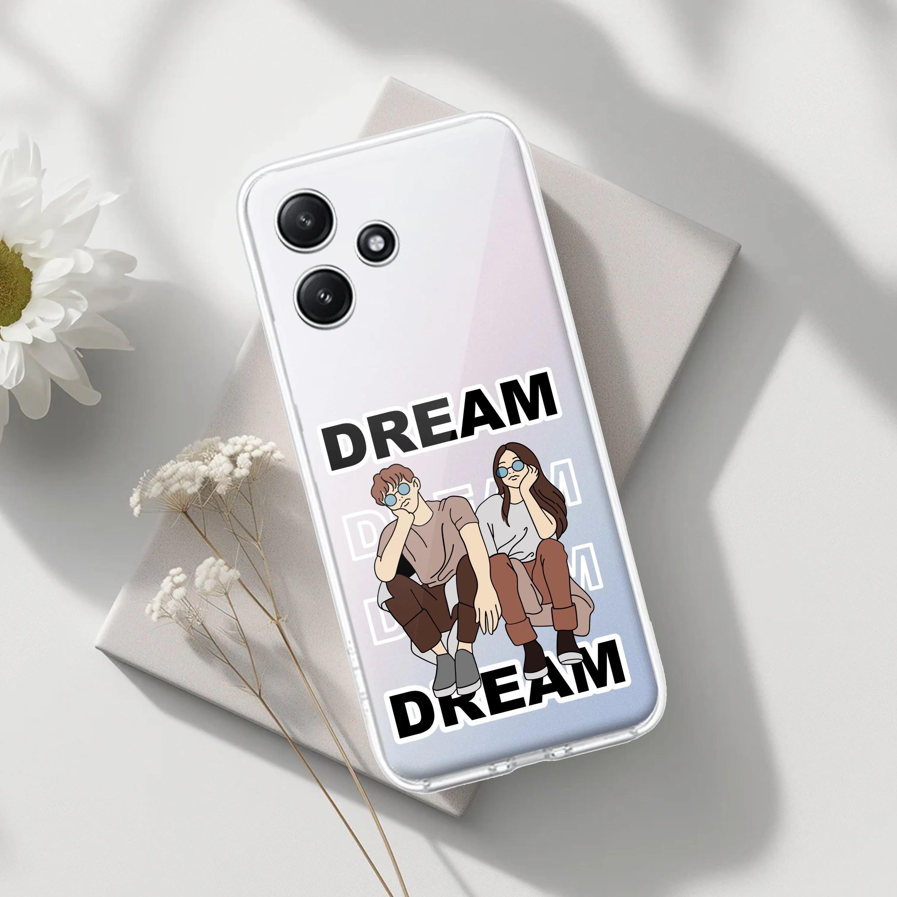 Couple Dream Transparent Silicon Case For Redmi/Xiaomi