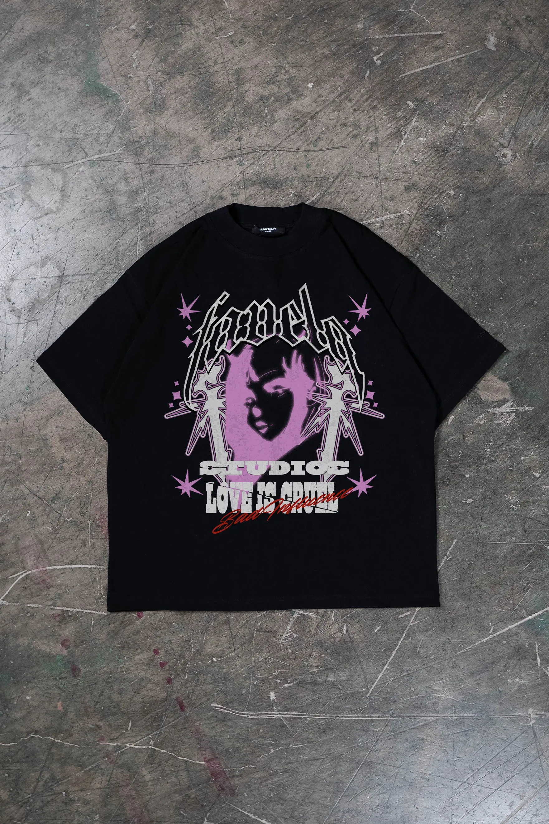 %CRUEL LOVE BLACK T-SHIRT%