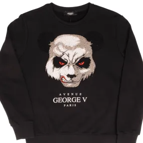 DEADSTOCK AVENUE GEORGE V PARIS WICKED PANDA SWEATSHIRT LARGE