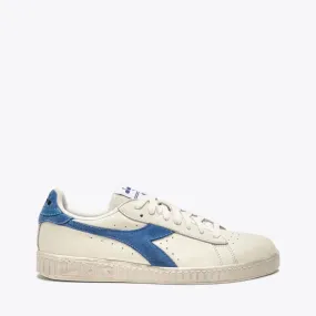 DIADORA SNEAKERS GAME L LOW WAXED SUEDE POP BAINCO-BLU JEANS