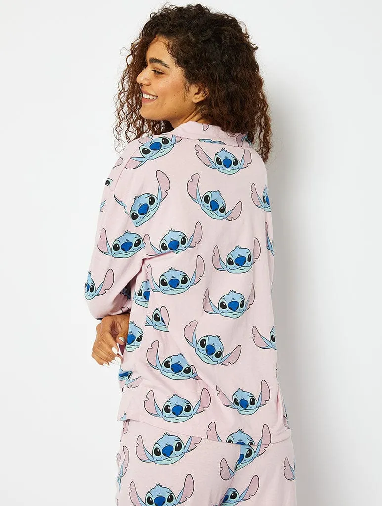 Disney Pink Stitch Pyjama Set