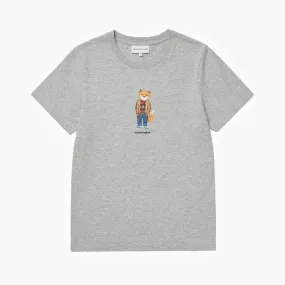 Dressed Fox Regular Tee-shirt Grey Melange