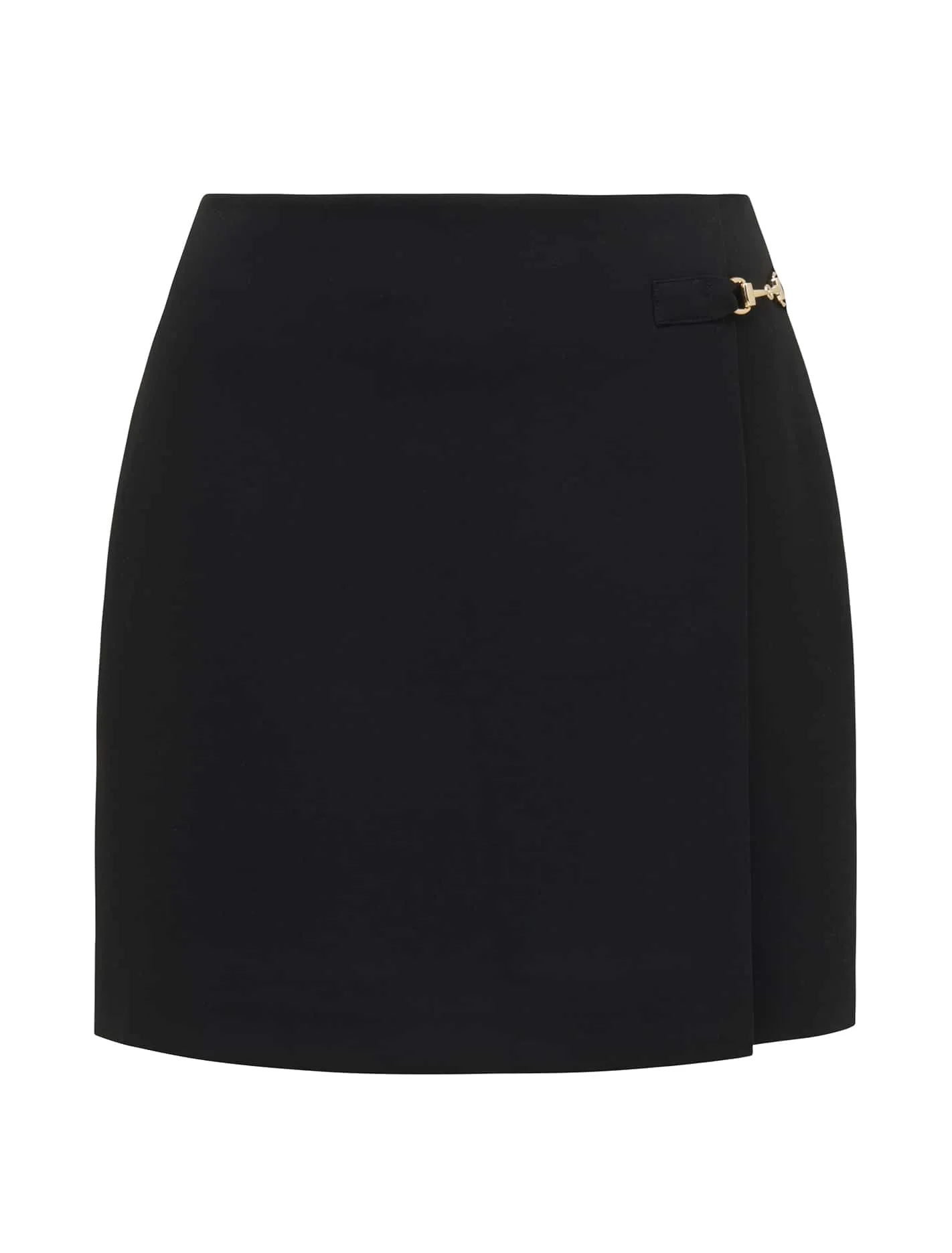 Edie Buckle Detail Wrap Skirt