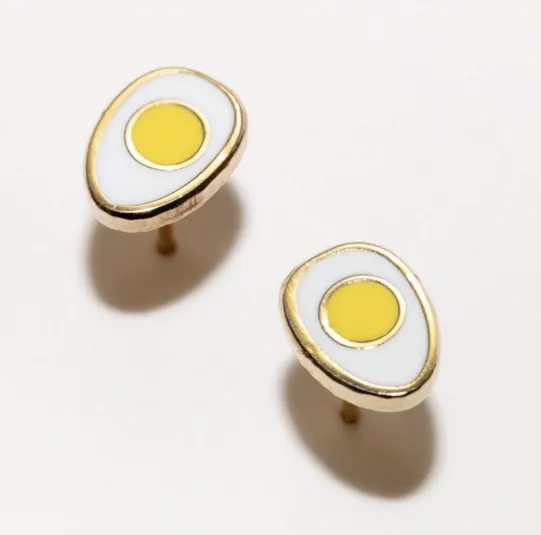 Egg Stud Earrings