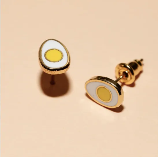 Egg Stud Earrings