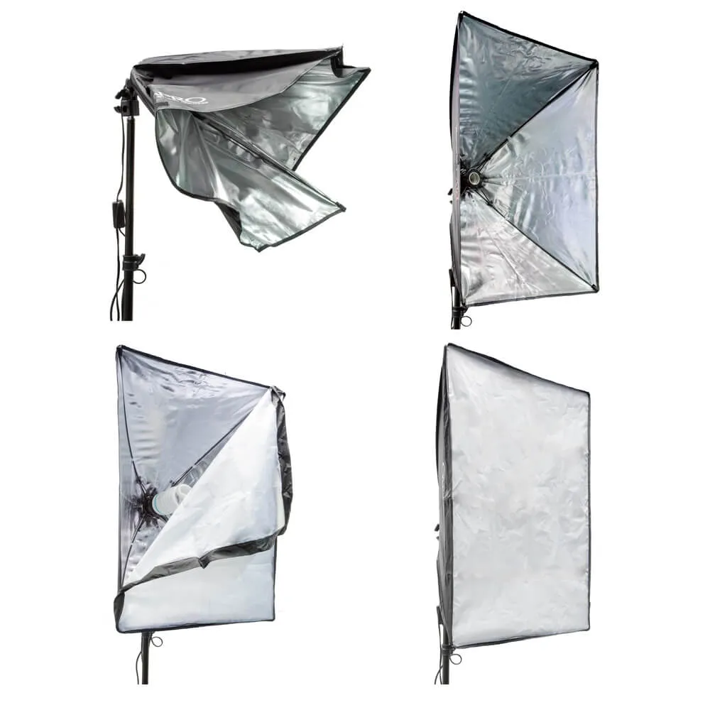 EzyLite Three Head Boom Stand Kit (3x105) with 60x100cm Shooting Table