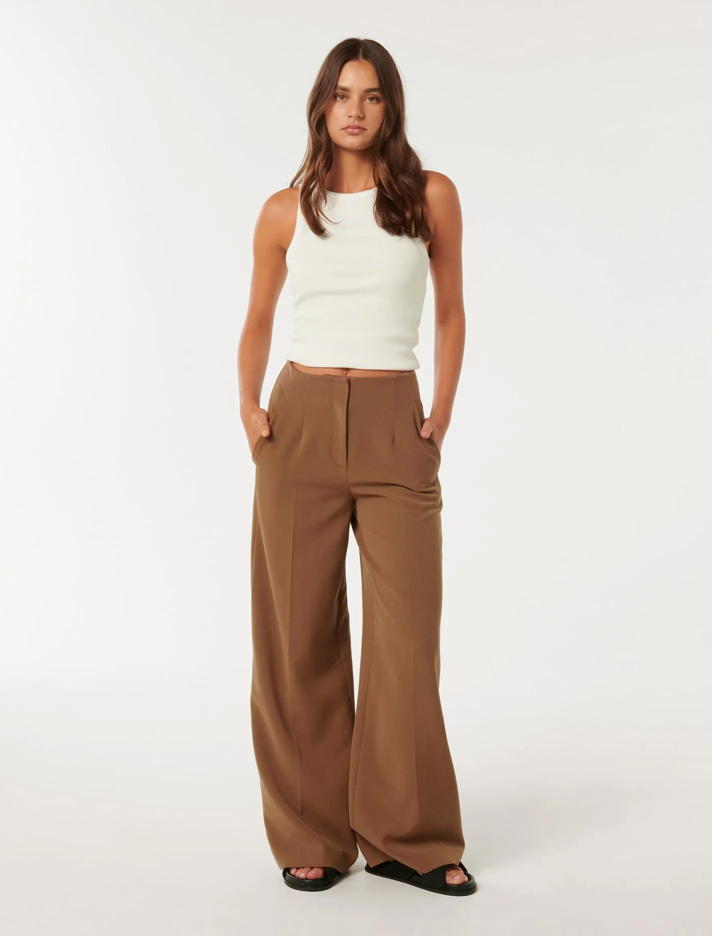 Freya High Waist Wide Leg Pants