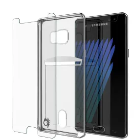 Galaxy Note 7 Case, PUNKCASE® LUCID Silver Series | Card Slot | SHIELD Screen Protector | Ultra fit