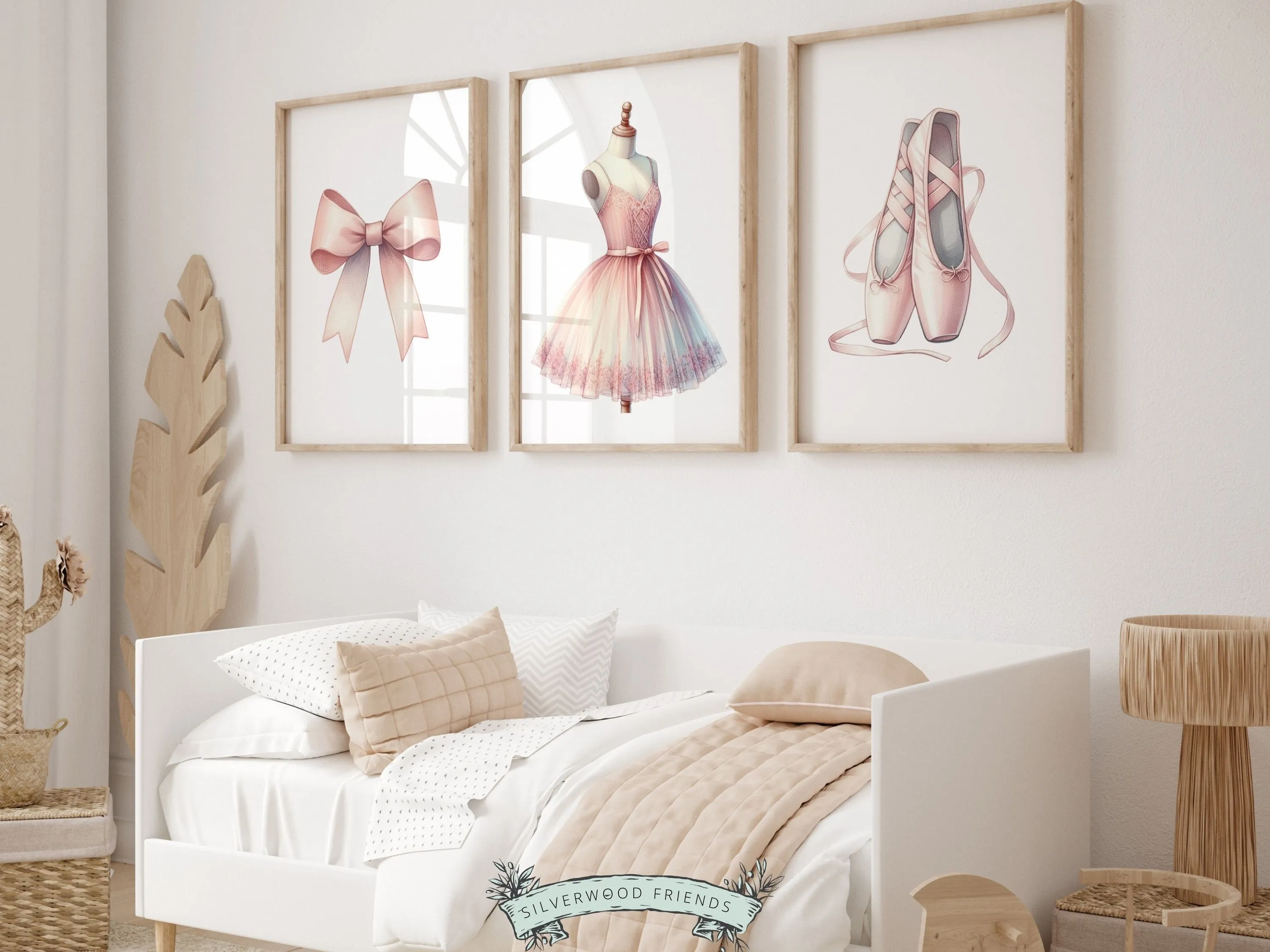 Girl's Ballet Nursery Prints