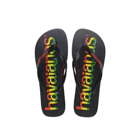 HAVAIANAS INFRADITO TOP LOGOMANIA 4144264.7652 BLACK/BLACK/RUBY