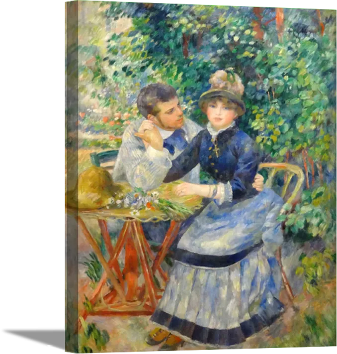 In The Garden | Pierre Auguste Renoir Masters Classic Art in Gallery Wrapped Canvas | Various Sizes