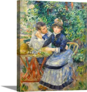 In The Garden | Pierre Auguste Renoir Masters Classic Art in Gallery Wrapped Canvas | Various Sizes