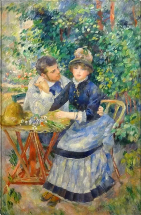 In The Garden | Pierre Auguste Renoir Masters Classic Art in Gallery Wrapped Canvas | Various Sizes