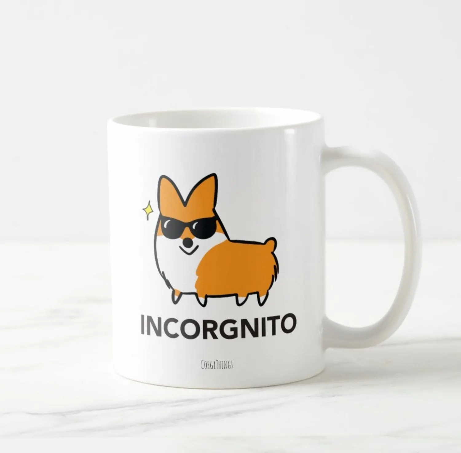 Incorgnito Corgi Mug | 11oz / 15oz