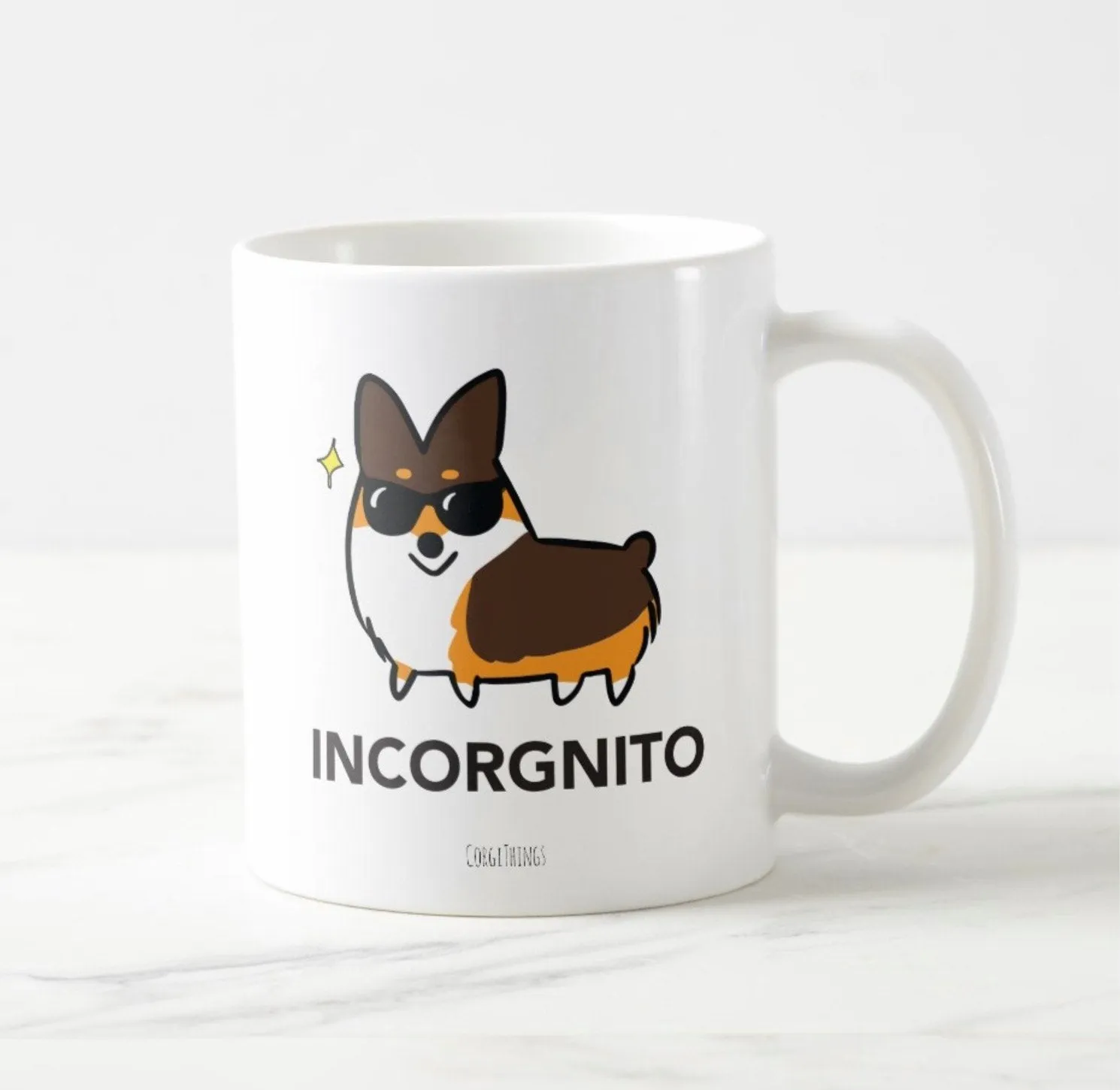 Incorgnito Corgi Mug | 11oz / 15oz